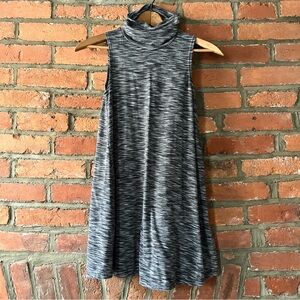 { Anthropologie } Postage Stamp turtleneck sleeveless tunic, heather, size S